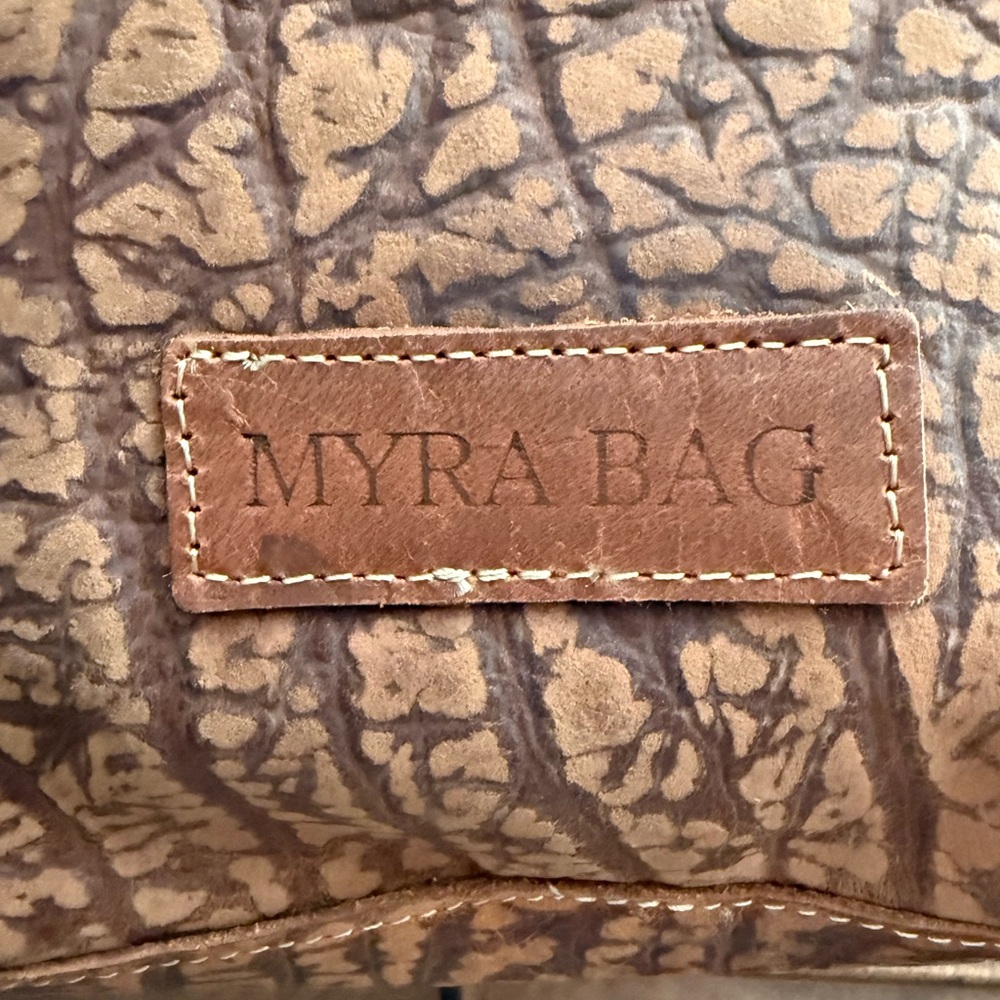 Myra Bag-Mesa Terra Leather and Hairon Bag - Picture 7 of 13